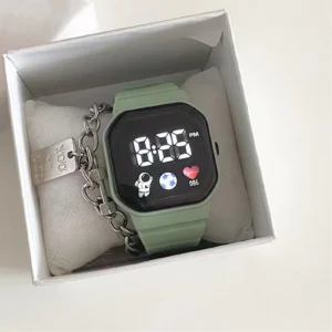 Ins Astronaut Electronic Watch Comfortable to Wear Watch for Indoor Activities or Daily Use