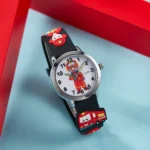 New Children's Watch Fashion Colorful Cartoon Fire Truck Student Children's Watch Quartz Watch Birthday Gift Electronic Watch