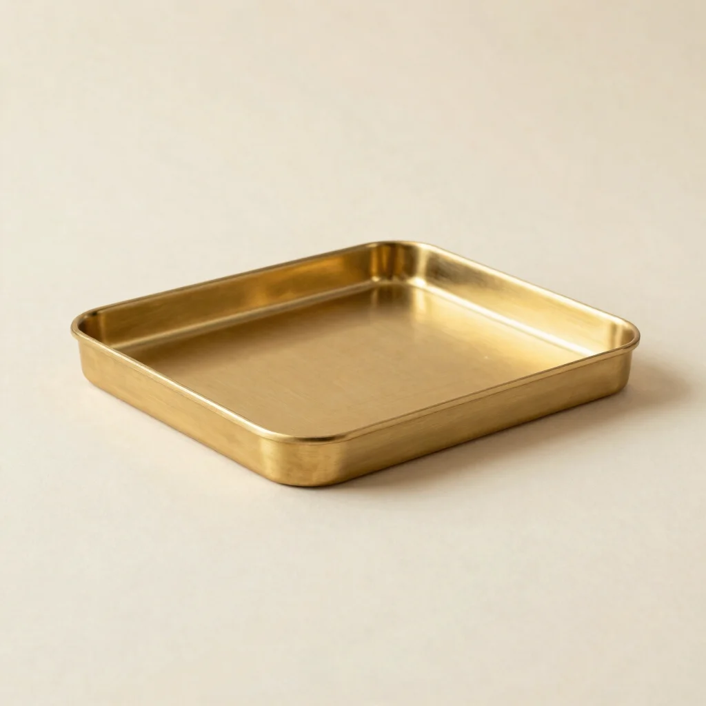 Line Brass Tray